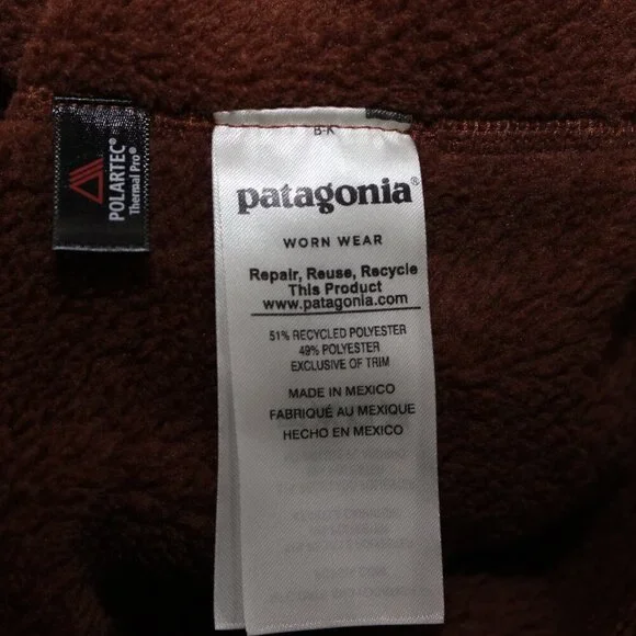Patagonia Womens Re-Tool Snap T Pullover Brown Coral Size Small - Picture 4 of 7